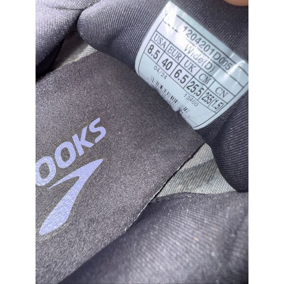 Brooks Ghost Max 2 Size 8.5 D Wide [1204201D005] Women Running Shoes Ebony/Sweet - Picture 7 of 8